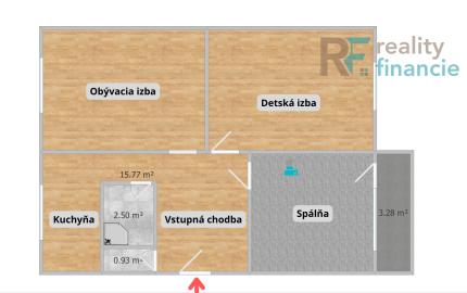 PREDANÝ 3 izbový byt Ovručská 1, Furča