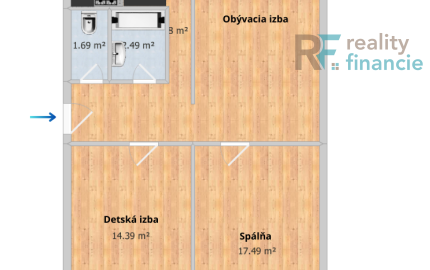 PREDANÝ 3i byt Čaňa VIDEO