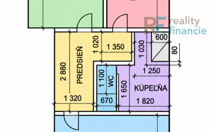 Predaj 2 izbový byt Klimkovičova Košice