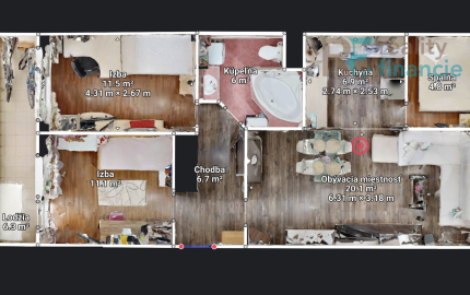 REZERVOVAÝ 3,5 i byt Poludníková