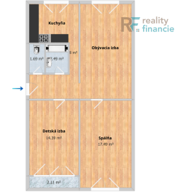 PREDANÝ 3i byt Čaňa VIDEO