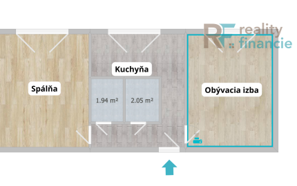 PREDAJ 2 izbový byt Nad Jazerom