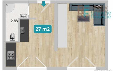Prenájom 1i byt Terasa - Považská - Košice