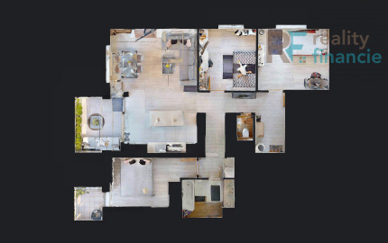 PANORAMA 4i byt + 1x parking v cene : VIDEO + 3D