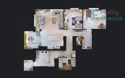 TOP byt PANORAMA 4i  + 1x parking v cene : VIDEO + 3D