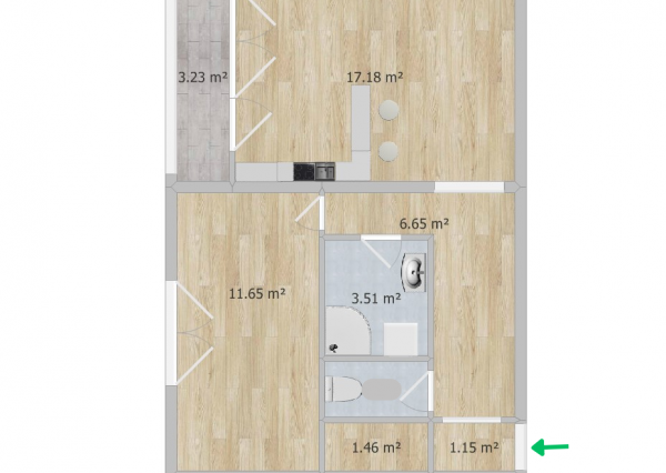PREDAJ 1,5 izbový byt v Košiciach