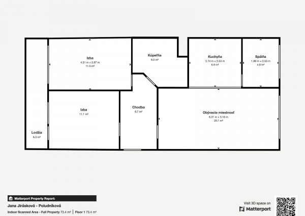 REZERVOVAÝ 3,5 i byt Poludníková