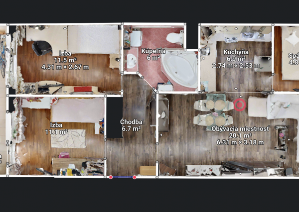 REZERVOVAÝ 3,5 i byt Poludníková