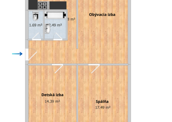 PREDANÝ 3i byt Čaňa VIDEO