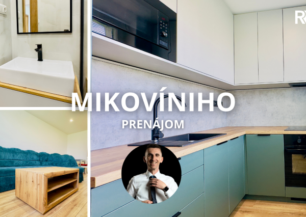 Nový 2i byt na prenájom - Mikovíniho