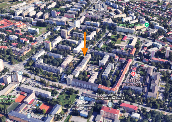 PRENAJATÝ:  1 i byt - Obrancov mieru Košice  VIDEO