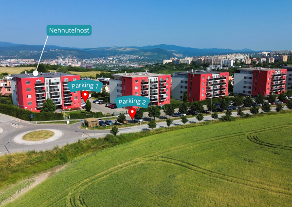 TOP byt PANORAMA 4i  + 1x parking v cene : VIDEO + 3D