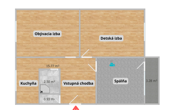 PREDANÝ 3 izbový byt Ovručská 1, Furča - fotografia 12