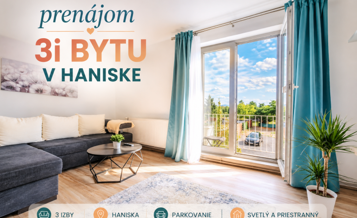Prenájom 3 i bytu Haniska , Košice okolie - fotografia 1