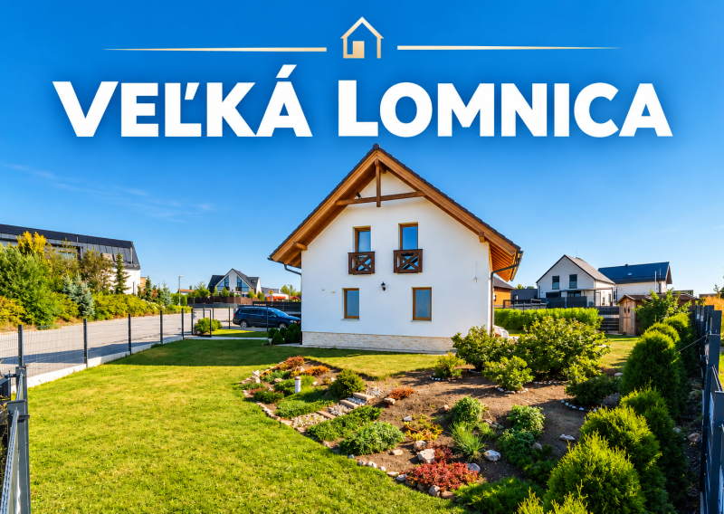 Moderný rodinný dom Veľká Lomnica na predaj