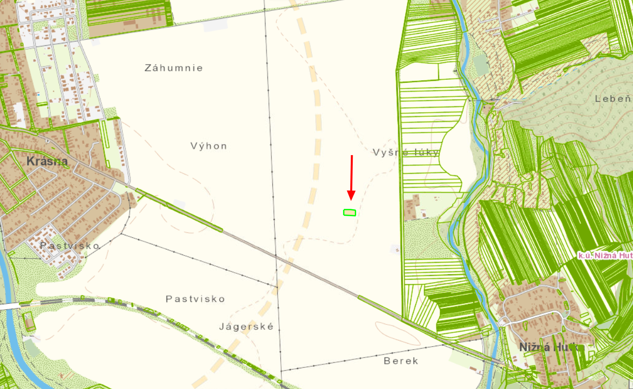 Investičný pozemok Košice Krásna