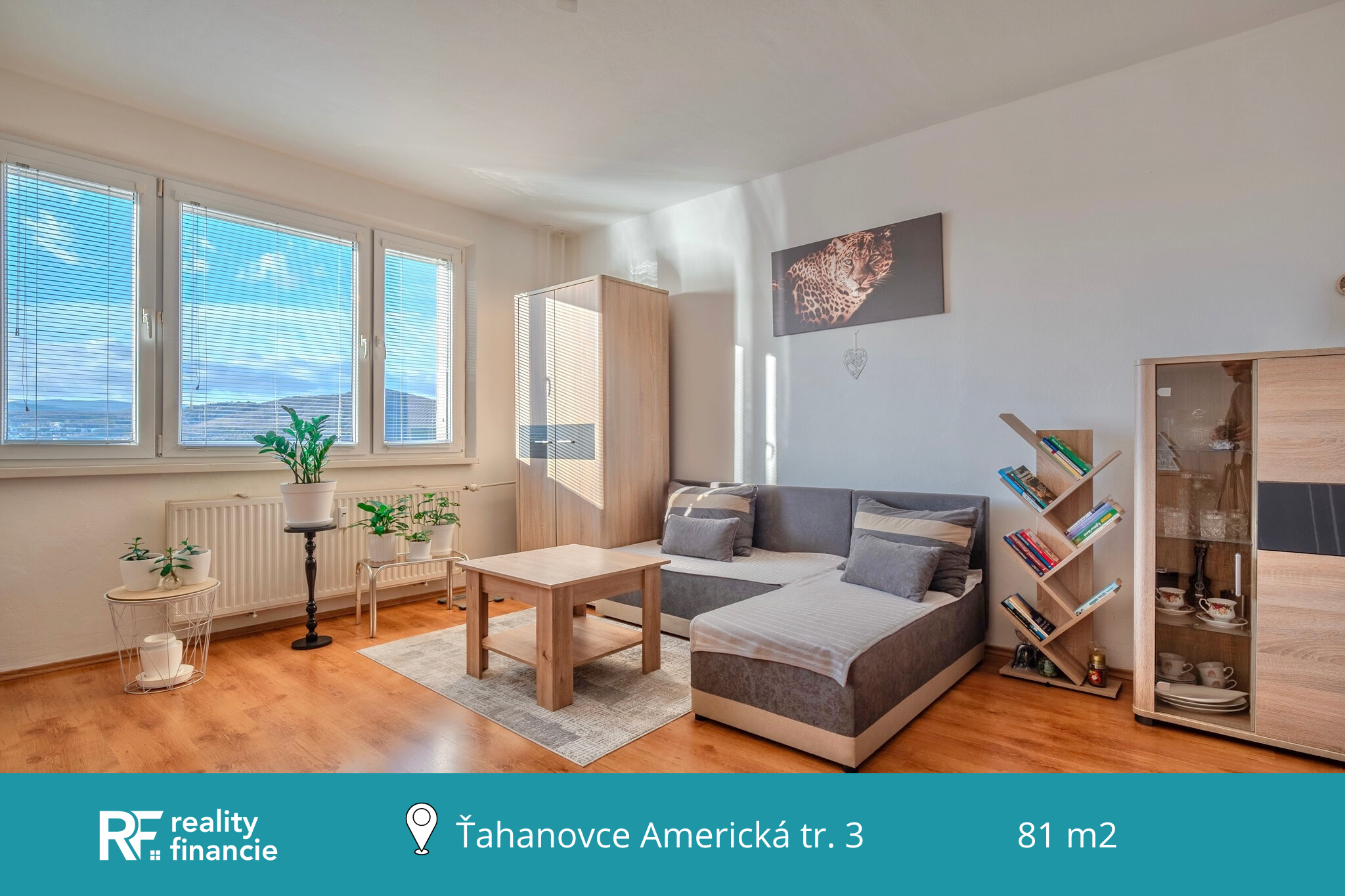 REZERVOVANÝ 3 izbový byt Americká trieda Ťahanovce